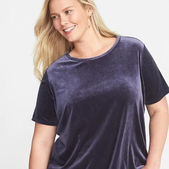 Old Navy Plus-Size Velvet Top - Picture 2 of 2